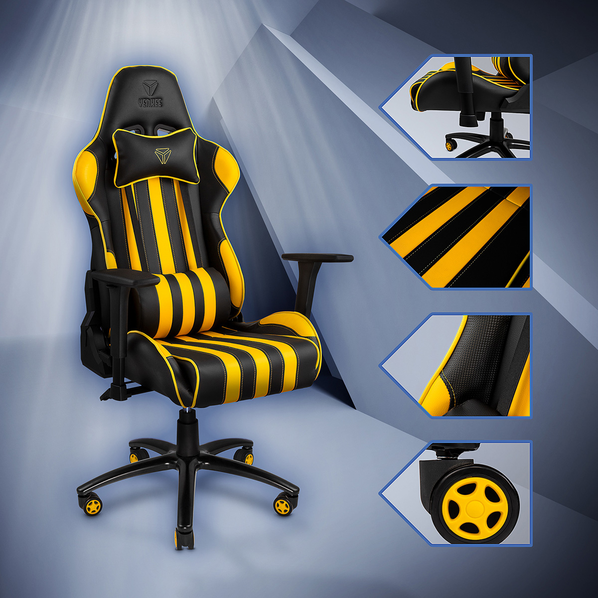 Gaming chair HORNET YGC 100YW Yenkee